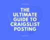 The Ultimate Guide To Craigslist Posting